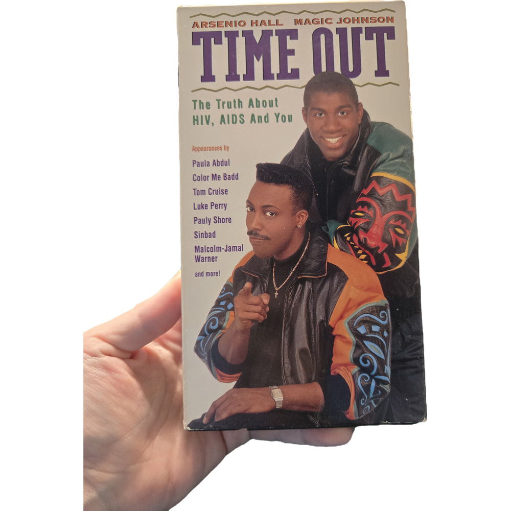 Time Out: The Truth About HIV, AIDS, and You VHS (1992) Awareness Public Health